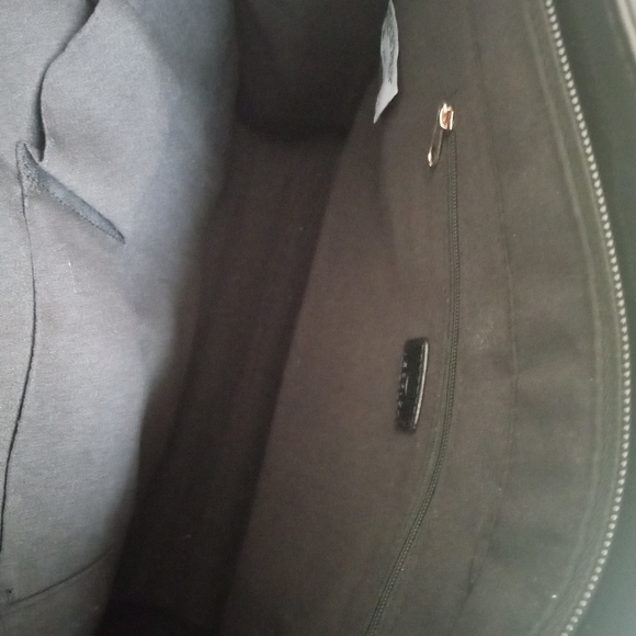 🖤👜 Black & Gold Tote Bag | Jessica | Laptop Work School Travel | 14" x 14" - Picture 8 of 11